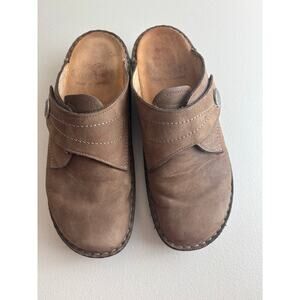 Authentic Finn Comfort Stanford leather clogs Germany Sz. EU 39. Size US 8 - 8.5